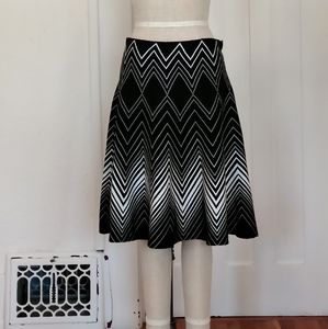 Knit chevron skirt